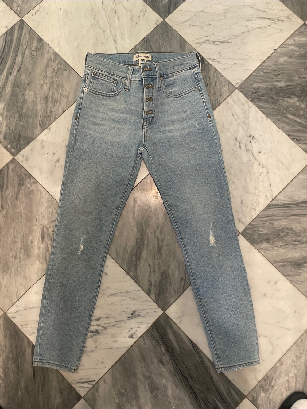 Madewell High-Rise Light Blue Jeans NWOT